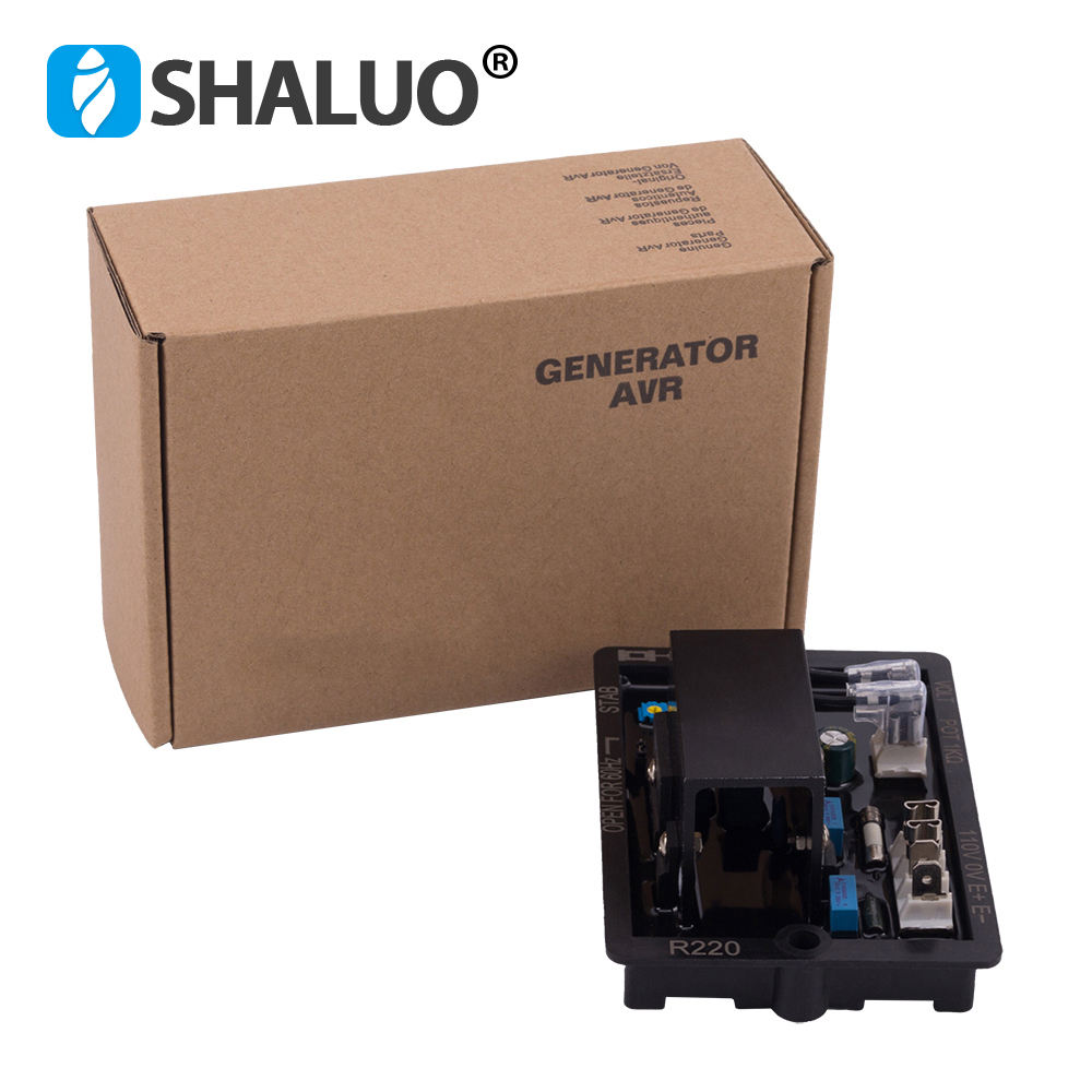 Generador diésel AVR R220 Genset repuestos regulador de voltaje automático para alternador sin escobillas