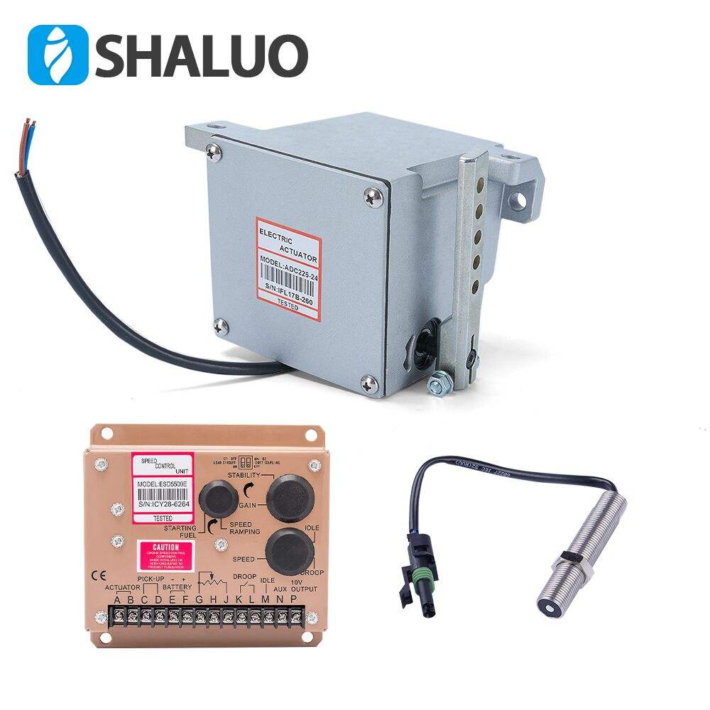 ADC225 regulador eléctrico actuador generador de motor diésel parte controlador de velocidad bomba de combustible electromagnética de alta resistencia 12v 24V