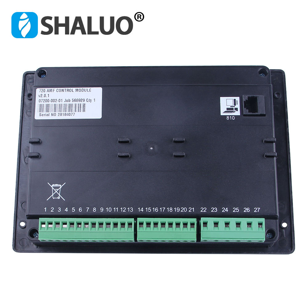 Controlador de generador Original, módulo controlador de arranque automático, alternador de motor, módulo de placa de control de protección dse720 720