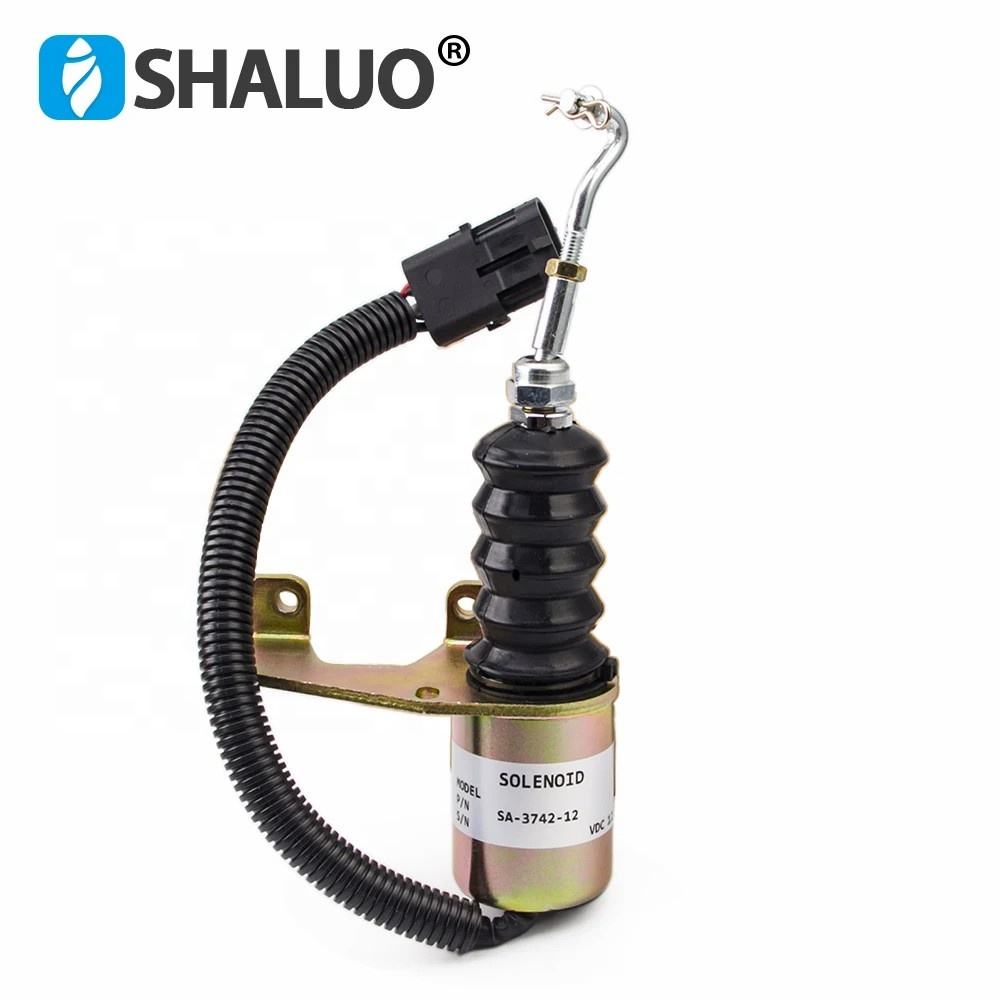 Válvula Solenoide de parada de motor diésel 3974947 3932017 1751ES SA-3742-12 interruptor solenoide de apagado de combustible para regulador RSV