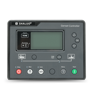 Controlador de grupo electrógeno 6120, grupo electrógeno de Arranque automático LCD, caja de control Ats, panel de carga de terminal, pieza de alternador 6120U
