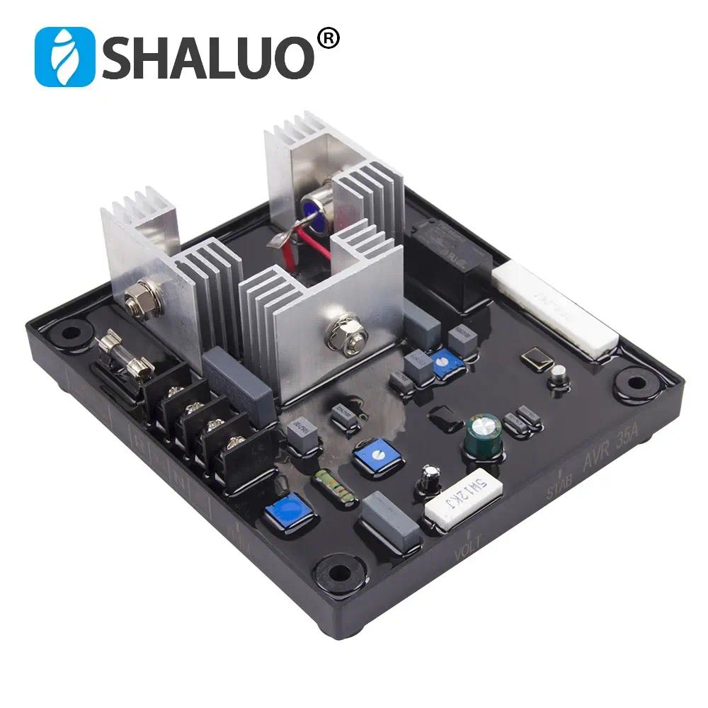 Generador sin escobillas AVR AVR-35A, regulador automático de voltaje para alternador, estabilizador, piezas del módulo de Control POW50A