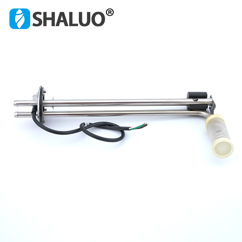 Sensor de flujo de nivel de combustible diésel de acero inoxidable, generador, sensor de líquido de resistencia de longitud de 300mm