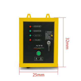Módulo de caja de control ATS automático, controlador de generador de gasolina monofásico de arranque y parada de 220v y 240v