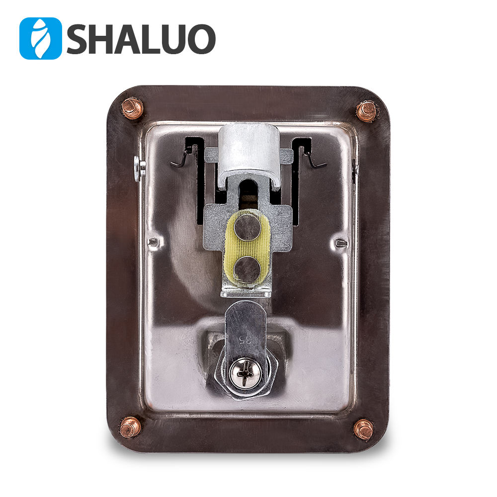 El grupo electrógeno del generador diesel parte la cerradura grande del panel de puerta del grupo electrógeno de cuatro ángulos