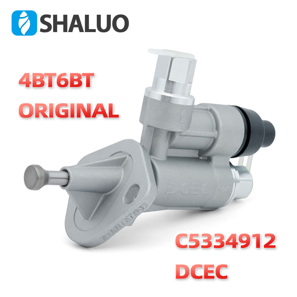 Bomba de aceite de motor Dongfeng Tianjin Tianlong 4BT6BT bomba de inyector de aceite manual C5334912