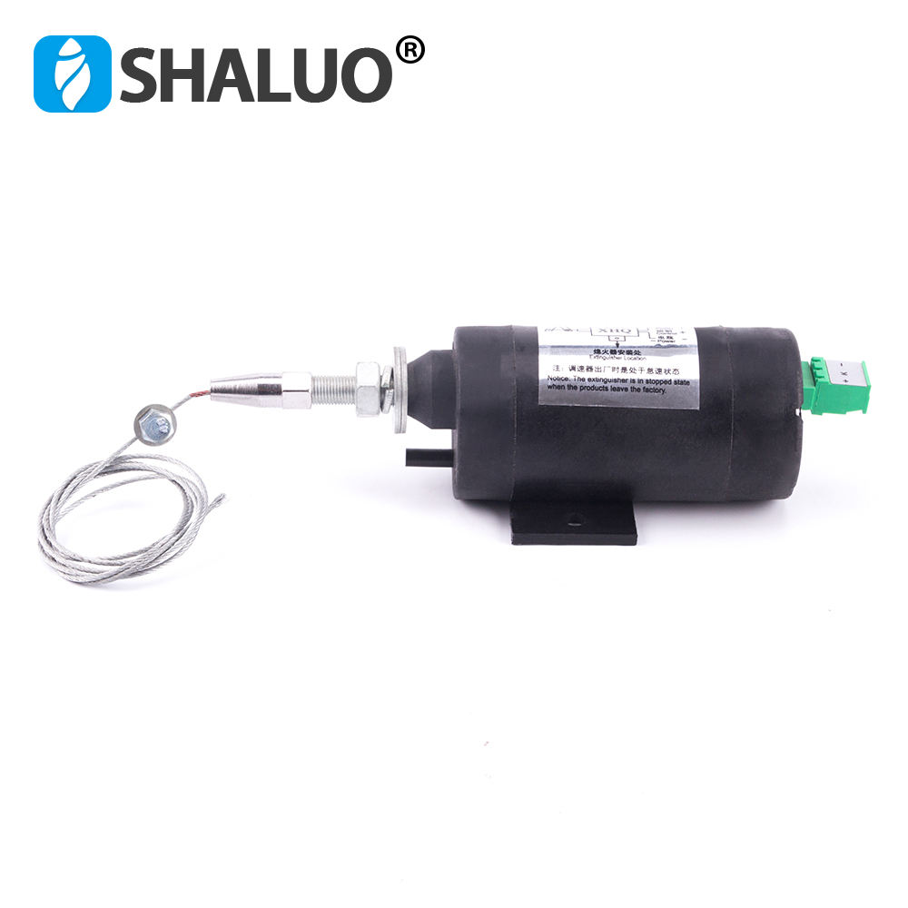 Conjunto de generador de llama diésel Universal, control electrónico de excavadora de coche, válvula solenoide de control de parada de 24V