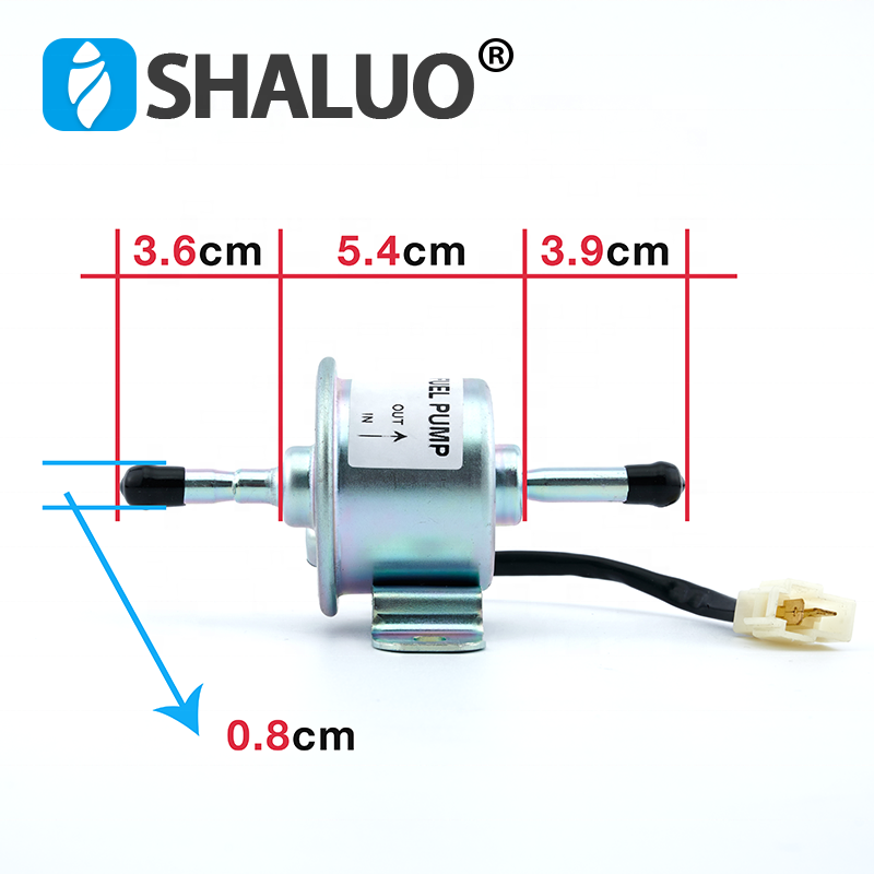 Bomba electrónica de 12V y 24V para excavadora, camioneta, bomba diésel de gasolina, bomba externa de suministro de combustible y aceite de cobre lleno