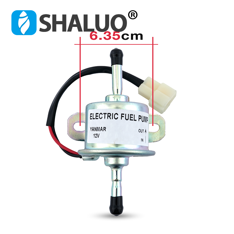 Bomba electrónica de 12V y 24V para excavadora, camioneta, bomba diésel de gasolina, bomba externa de suministro de combustible y aceite de cobre lleno
