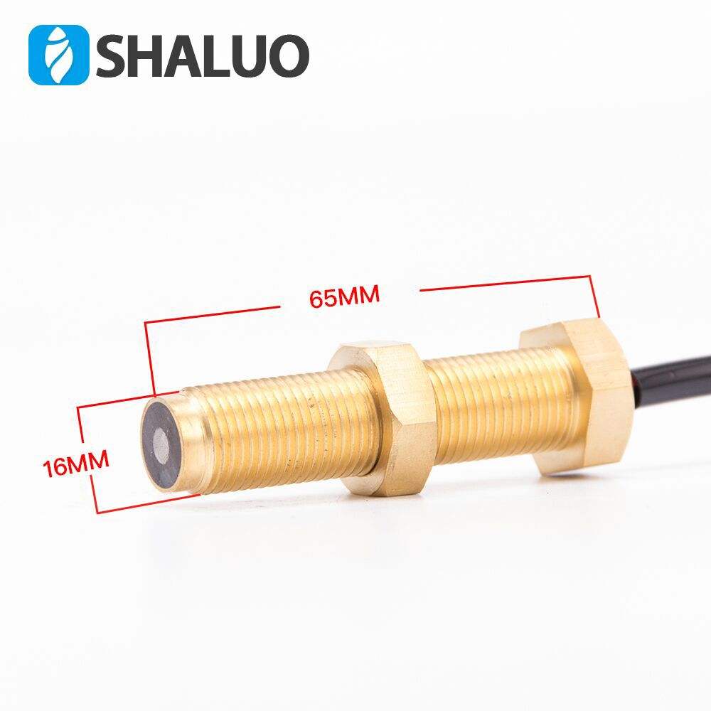 Pieza del generador diésel Sensor de velocidad de recogida tornillo M16 motor de latón alarma electrónica magnética ohm rpm
