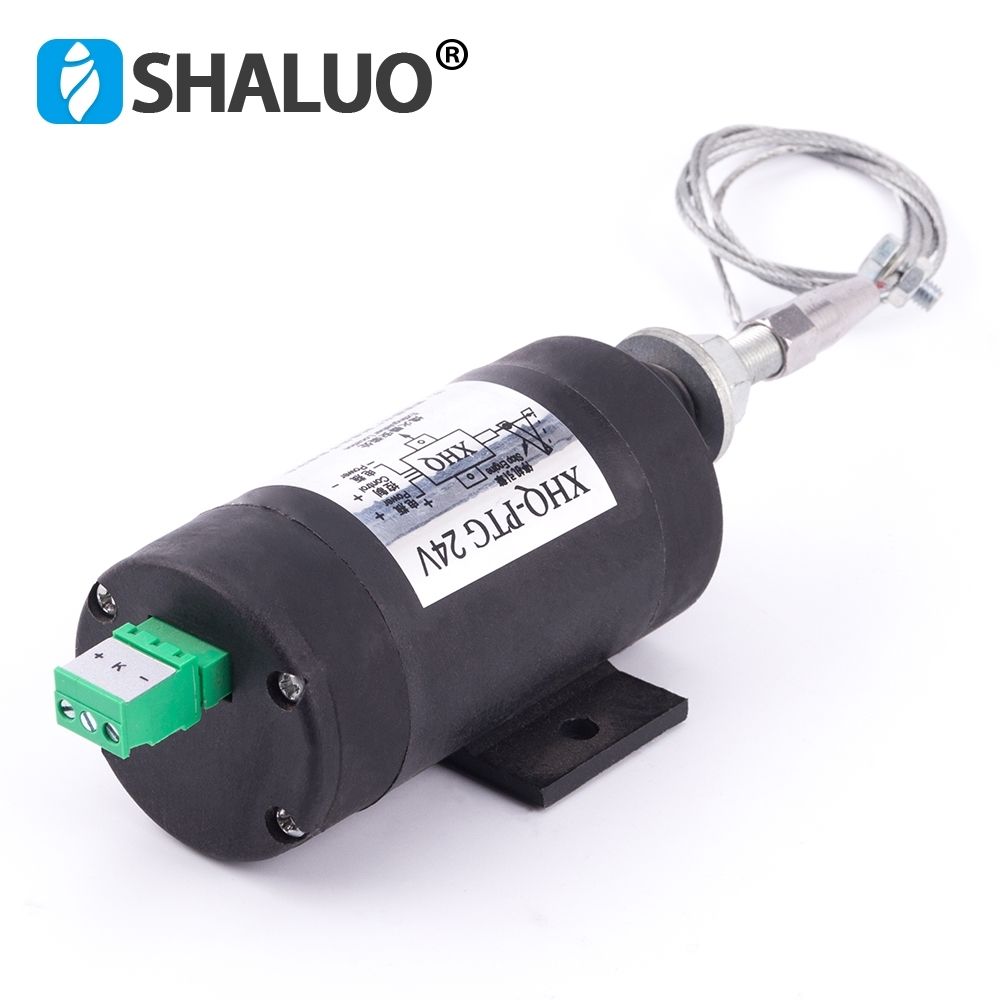 Conjunto de generador de llama diésel Universal, control electrónico de excavadora de coche, válvula solenoide de control de parada de 24V
