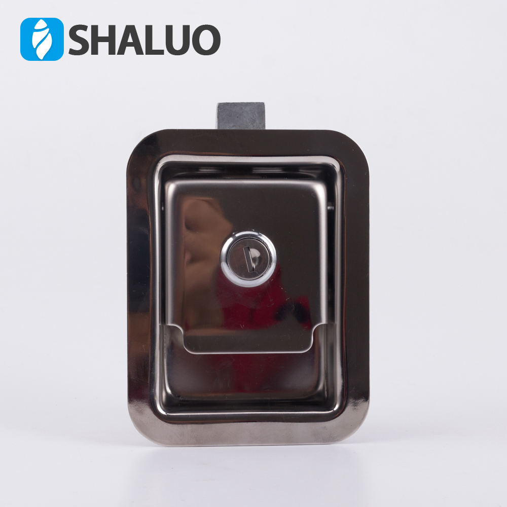 Cerradura de puerta de acero inoxidable 304, conjunto de generador, chasis de caja plana, cerradura de puerta antirrobo, cerradura de gabinete