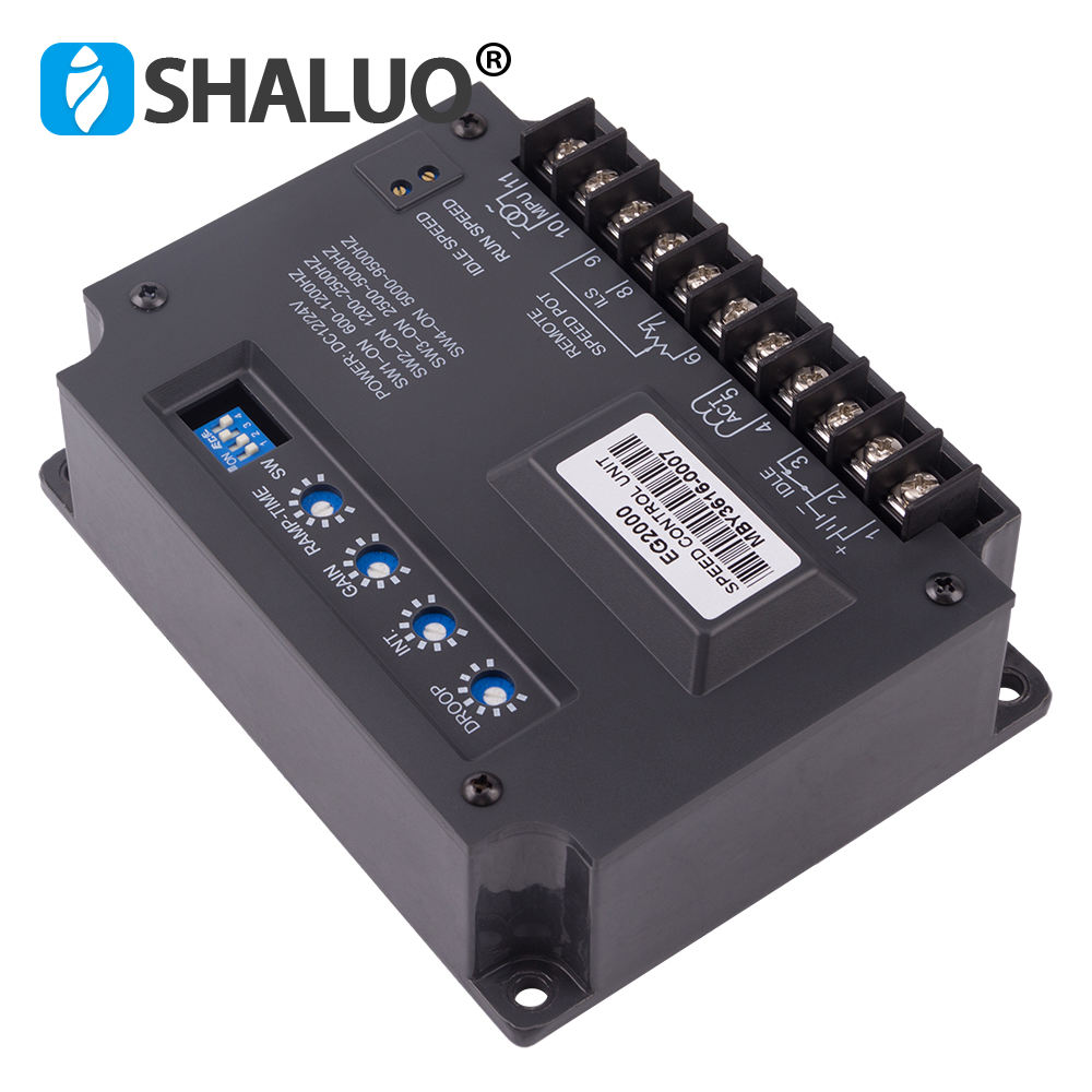 Tablero de control de motor de alto voltaje, generador, controlador de velocidad eléctrico, regulador electrónico de CC EG2000