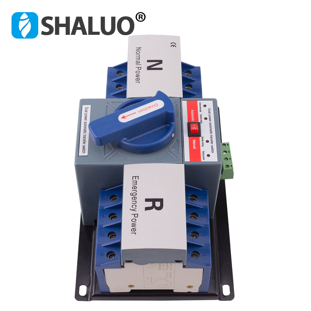 Ats 63a 4P tablero de panel eléctrico ats interruptor de transferencia automática