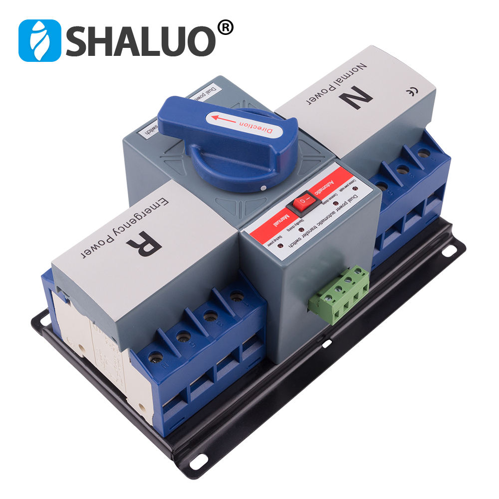 Ats 63a 4P tablero de panel eléctrico ats interruptor de transferencia automática
