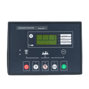 Generador diésel AMF 5120, controlador LCD, arranque automático, caja de control Ats, panel de carga terminal, pieza de alternador