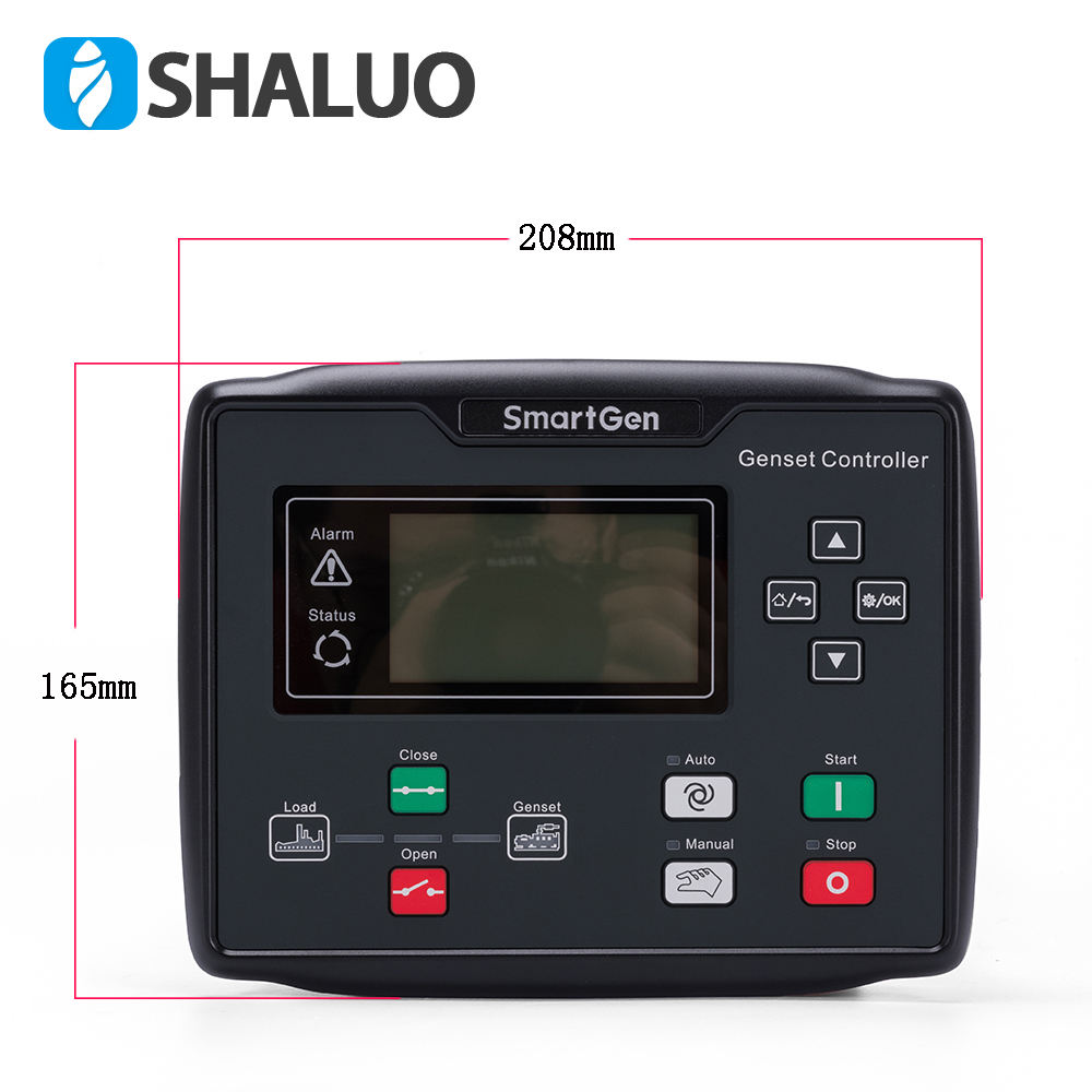 Panel de control de generador de arranque automático, grupo electrógeno eléctrico diésel remoto automático, controlador smartgen 6110N