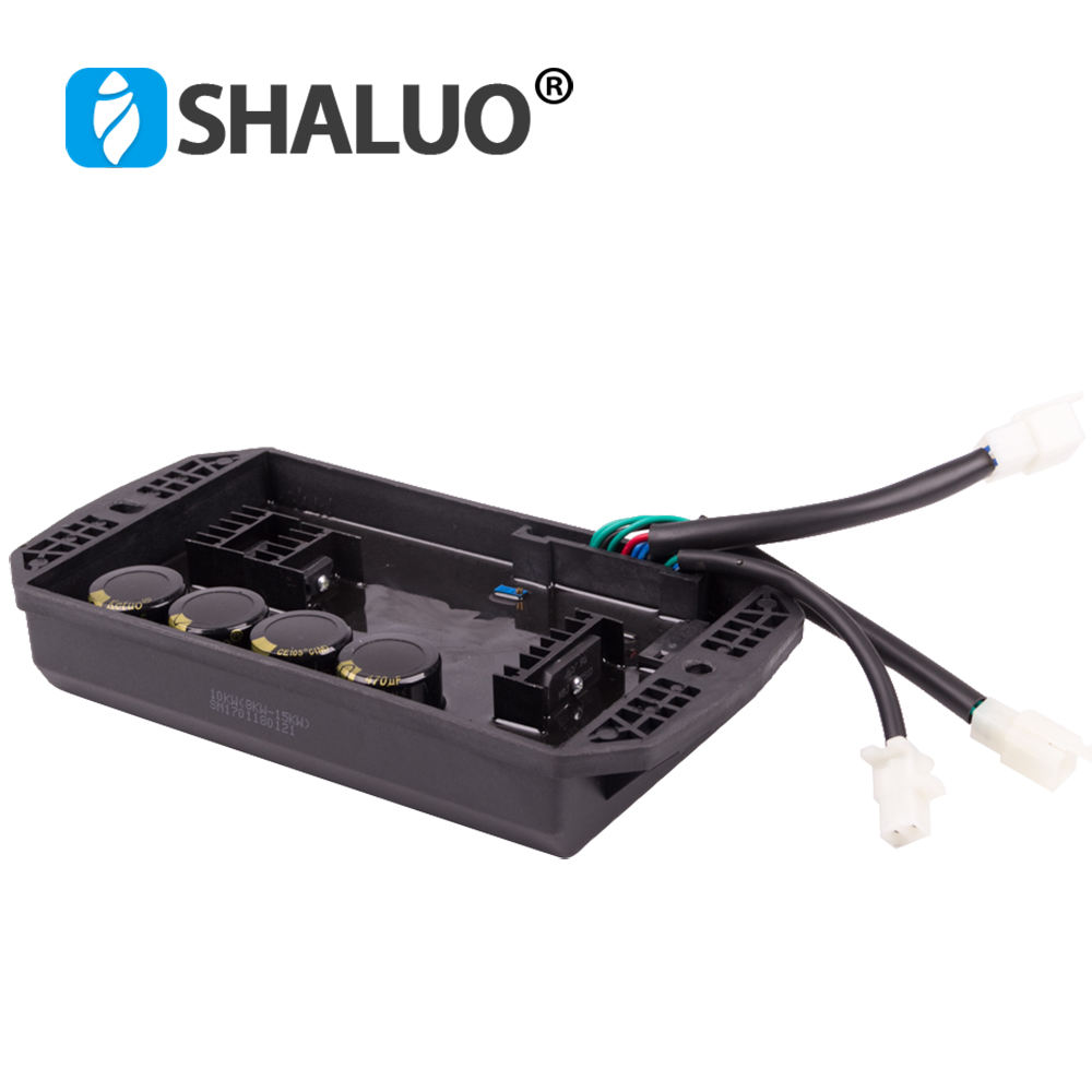 Generador de gasolina silencioso, estabilizador de potencia universal, regulador de voltaje automático, 10 cables, 8kw, 10kw, 15kw, trifásico avr
