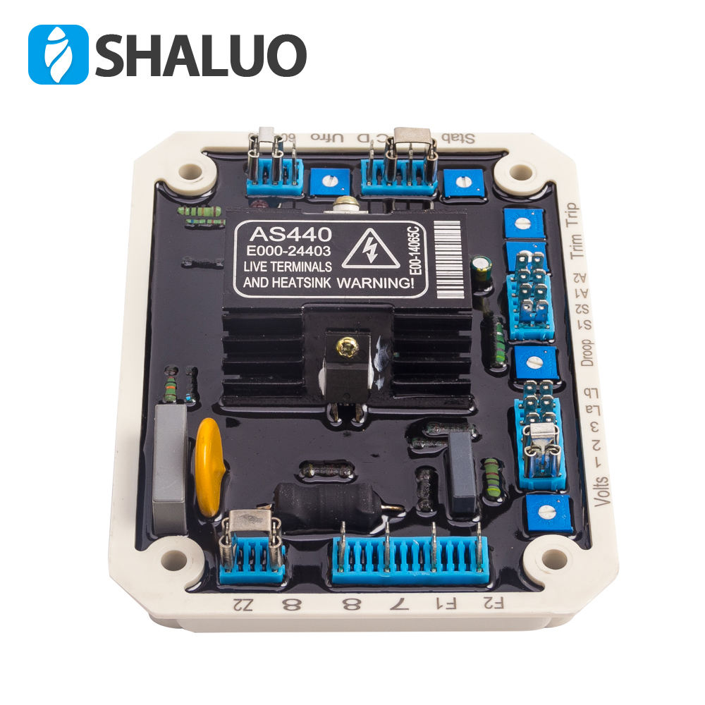 Stamford AS440 generador diésel avr módulo regulador de voltaje ajustable estabilizadores de grupo electrógeno de potencia de 500kw