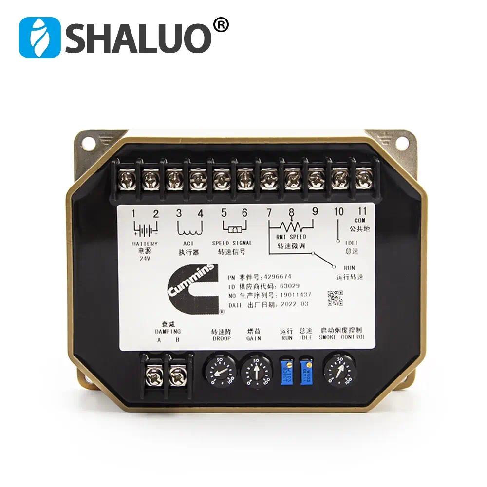 Controlador de velocidad del generador diésel Cummins 4296674 NT855 K19, módulo de unidad de Control Govornor de velocidad del motor 4296675 K19 KV38