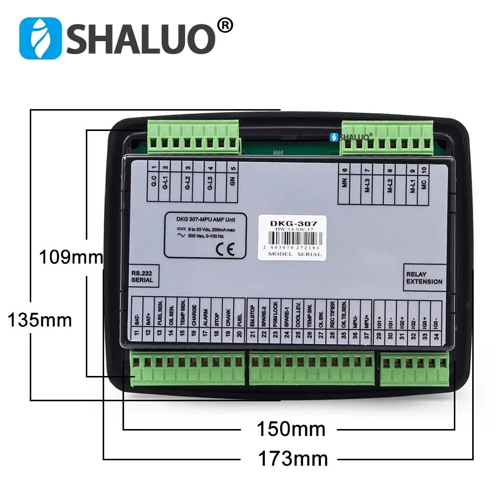 Unidad DATAKOM Compatible DKG-307 DKG307 módulo de Control MPU AMF CAN generador automático de fallo de red Panel controlador Genset parte