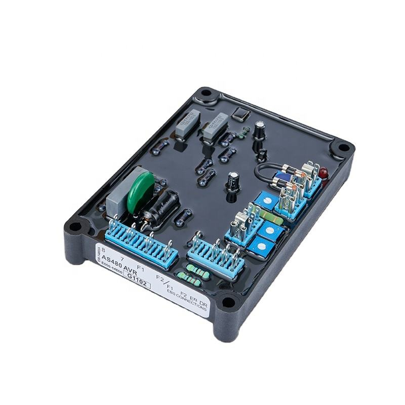 Regulador de voltaje automático avr AS480 sin escobillas, piezas del generador diésel avr, circuito integrado electrónico