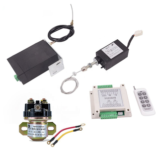 Motor diésel, arranque con un clic, apagado del acelerador electrónico, control de velocidad hacia arriba y hacia abajo, juego de interruptor de control inalámbrico remoto, coche modificado