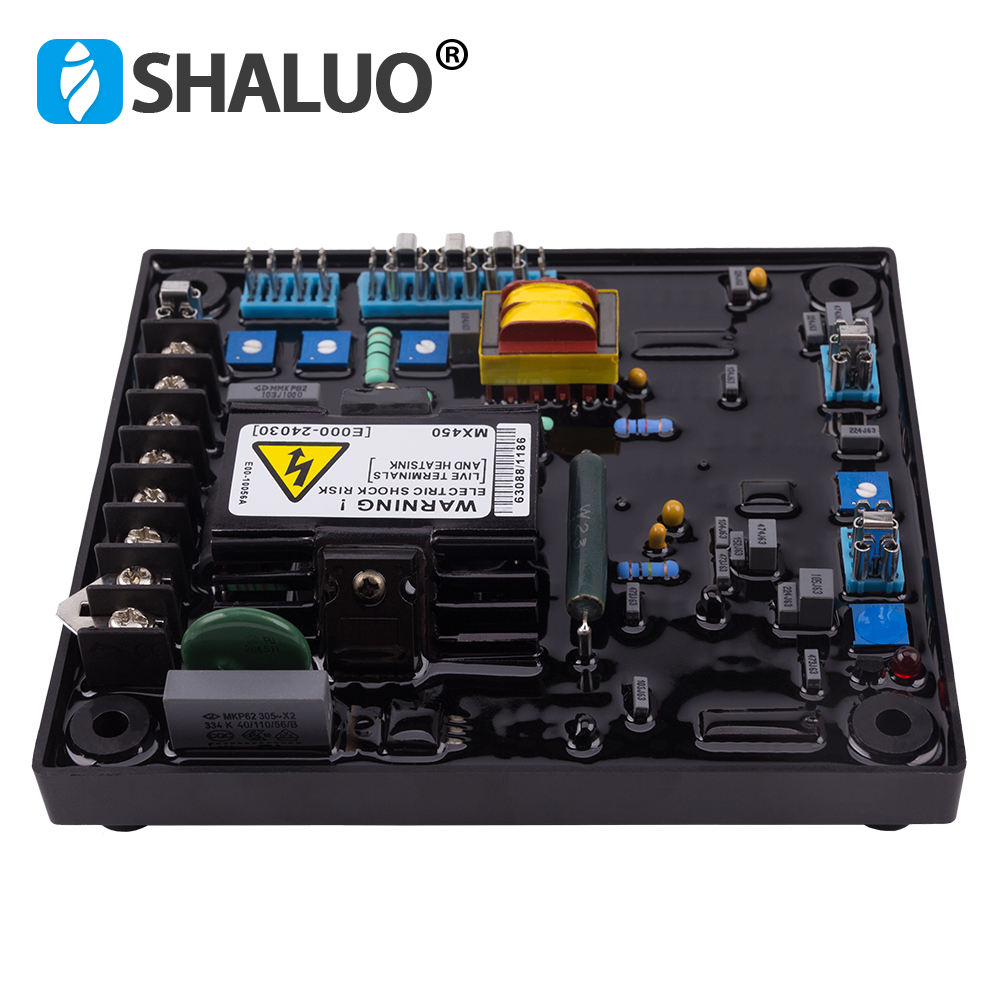 Diagrama del circuito eléctrico de las piezas del generador diésel AVR MX450