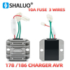 Cargador de batería del grupo electrógeno diésel 186F 178F Oplader 12V 5KW