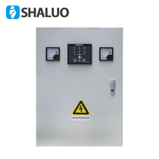 Aisikai 100A 4P Generador diésel ATS Doble potencia Interruptor de Transferencia Automática Caja de gabinete de control con módulo controlador Smartgen