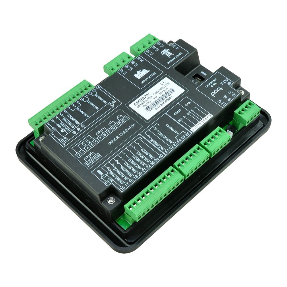 Módulo controlador de piezas del generador diésel DC60DR DC62DR, pantalla LCD, tablero de Control del motor, Panel de Control inteligente