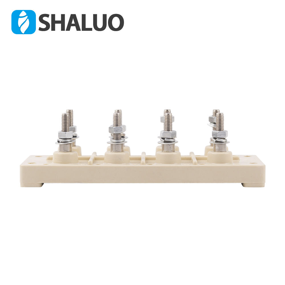 Bloque de terminales binarios, tablero de plástico, barra colectora 184, cabeza redonda aislada, placa de circuito de alta corriente, conjunto de generador, accesorios