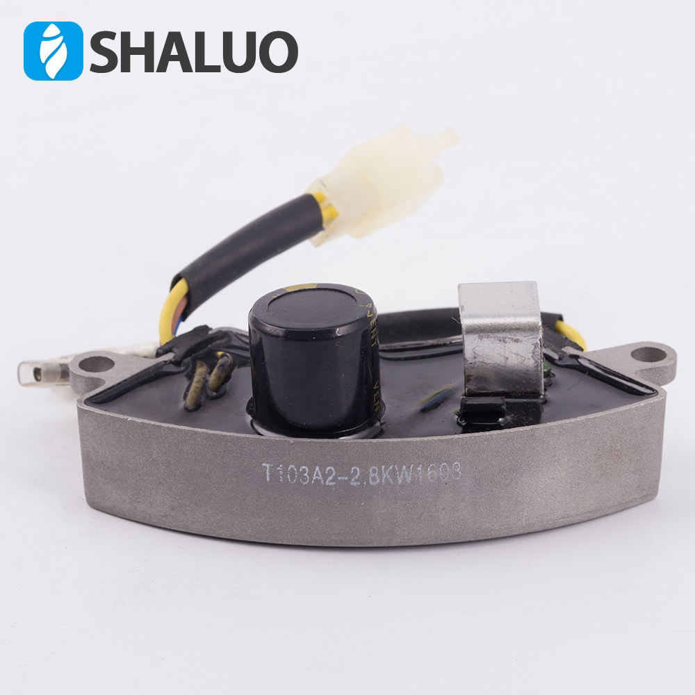 Estabilizador de generador de gasolina con caja de aluminio, regulador de voltaje automático AVR 168, 2kw, 3kw