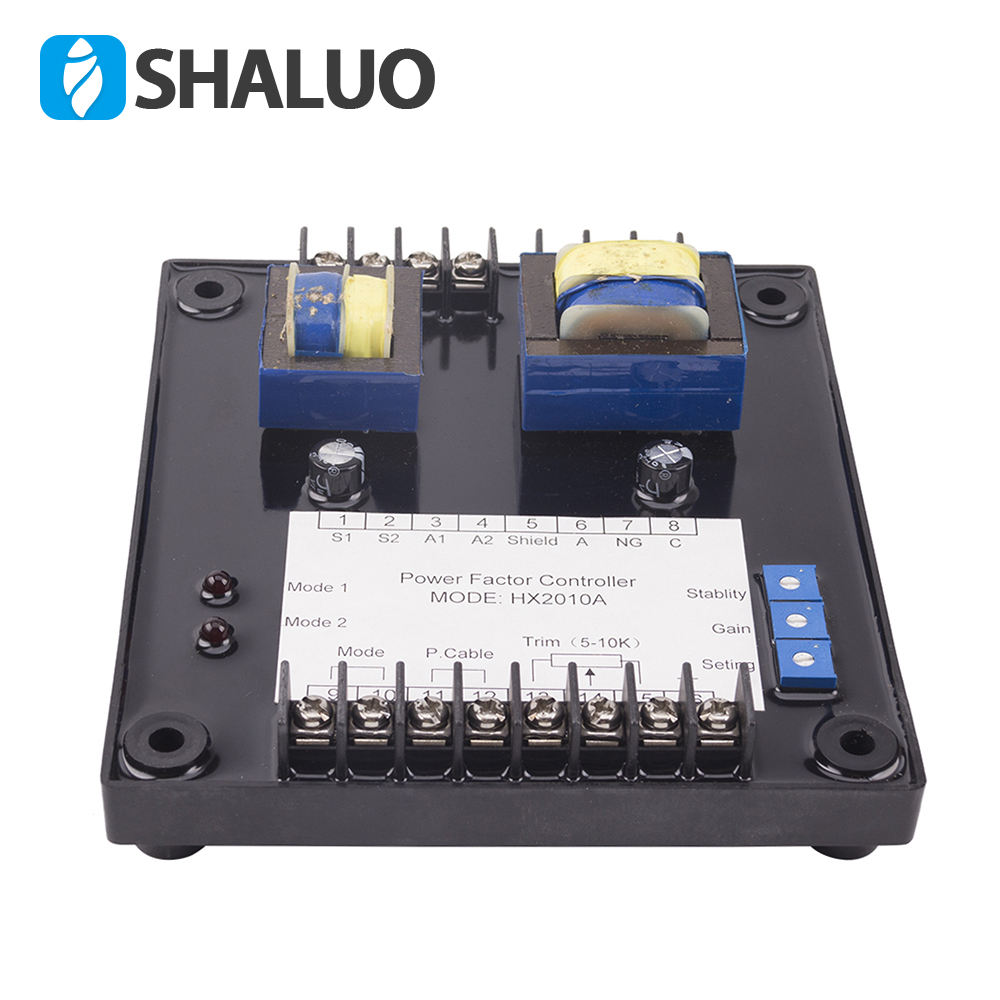 Controlador de Factor de potencia paralelo AVR HX2010A AC, protector, corrección antisobrecarga, piezas de generador eléctrico, accesorios