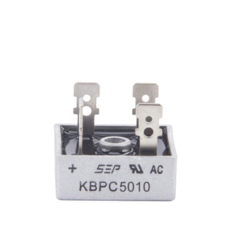 Puente rectificador de diodo generador 1000V 50A 35A 25A 15A KBPC5010 KBPC3510 KBPC2510 KBPC1510 SEP rectificador alternador monofásico