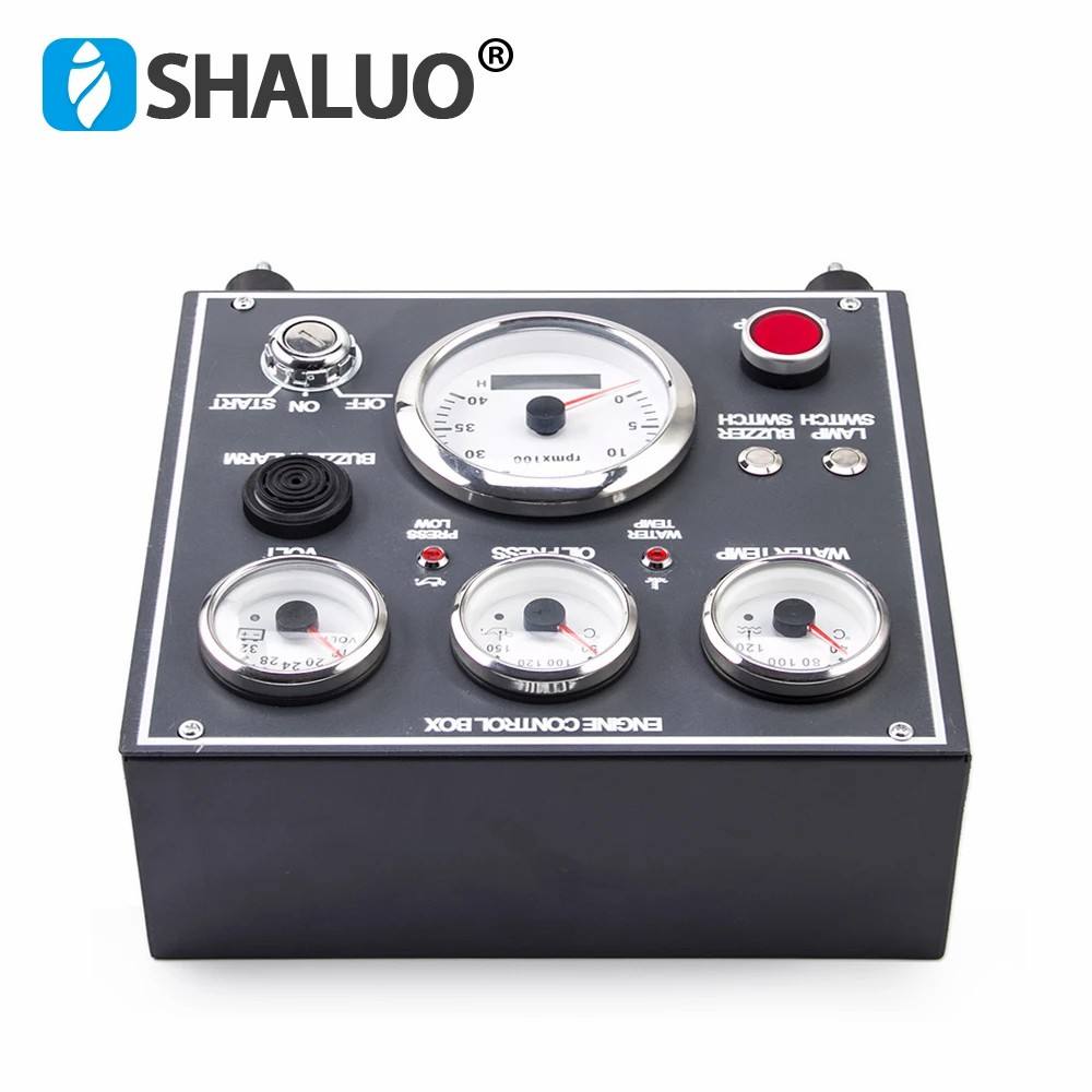 Panel de calibre de instrumentos de motor marino de 0-4000RPM, Panel de tablero de camión de agua, Sensor de temperatura compatible con Sensor de presión de aceite