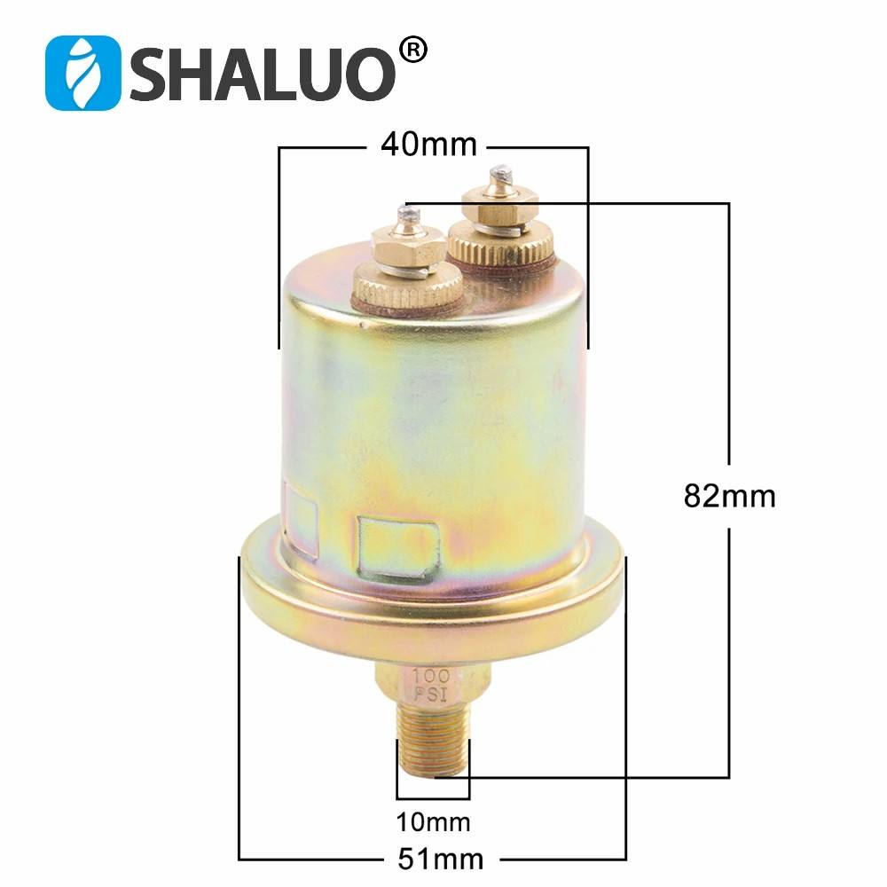 ESP-100 Sensor de presión de aceite VDO de alta calidad 1/8NPT 0 a 10 bares piezas del generador diésel enchufe sensor de presión de alarma ESP2-100 10mm