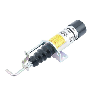 Lister Petter 366-07197 12V 24V Solenoide de parada de combustible Piezas de motor diésel