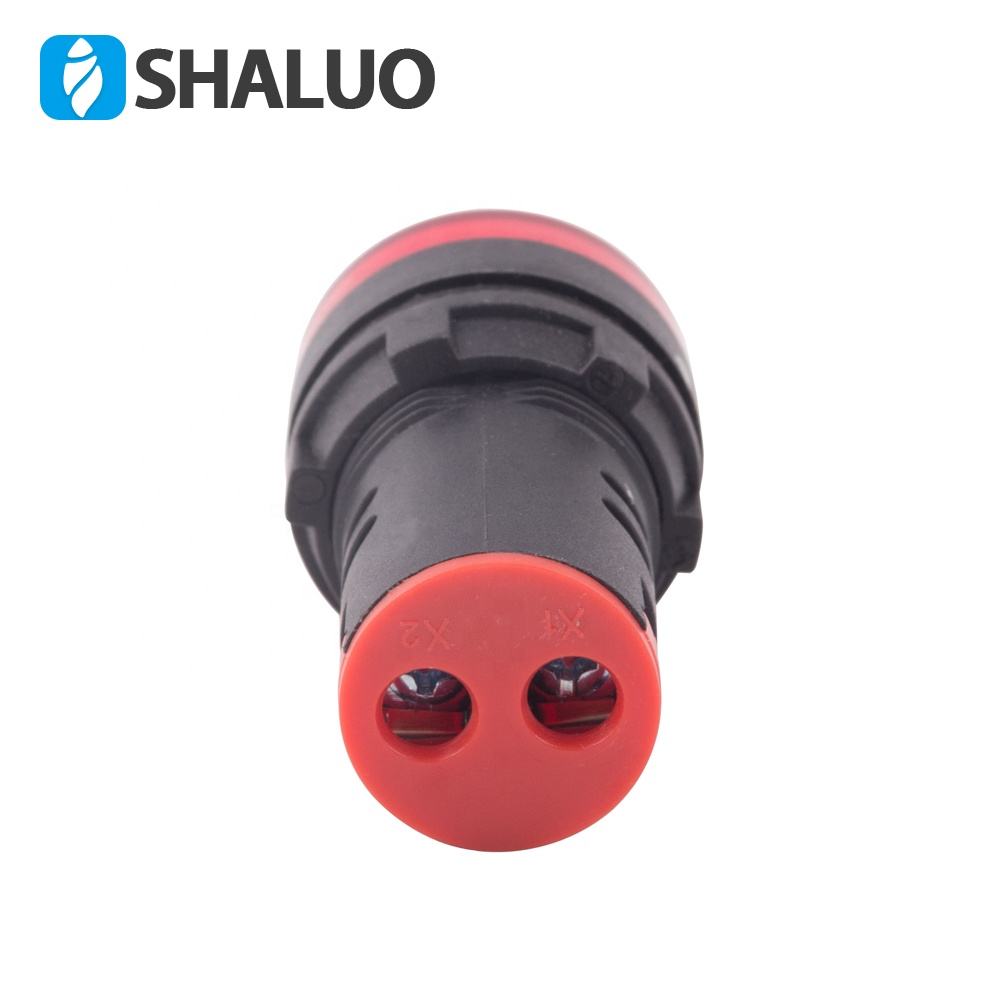Generador de luz de señal roja, amarilla y verde, CA de 220V, caja de distribución de energía, indicador de interruptor ND16-22DS/4