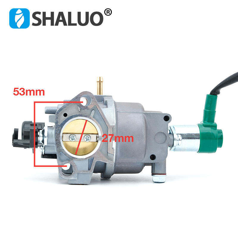 Nuevo Huayi P27 P27-1 P27-2 motor de gasolina generador carburador montaje automático Demper Olie carburador 5kw 6.5kw 8kw