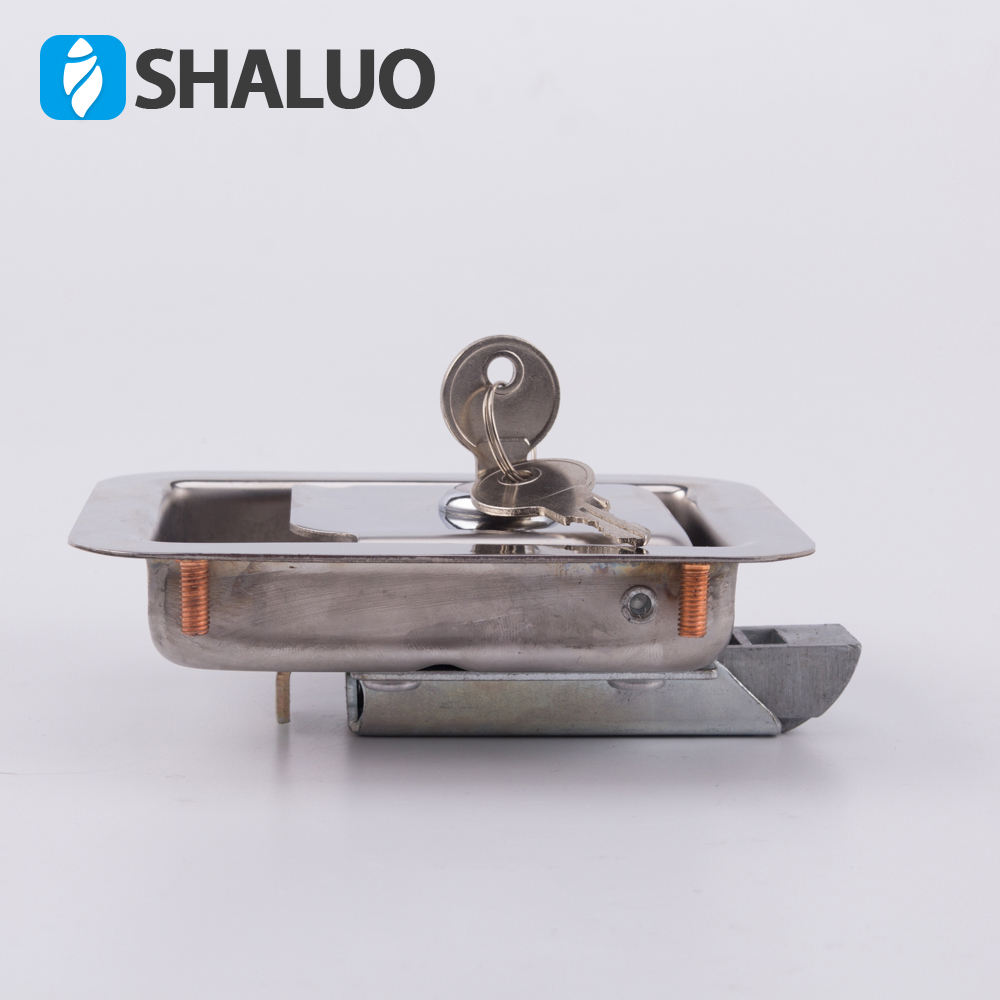 Cerradura de puerta de acero inoxidable 304, conjunto de generador, chasis de caja plana, cerradura de puerta antirrobo, cerradura de gabinete