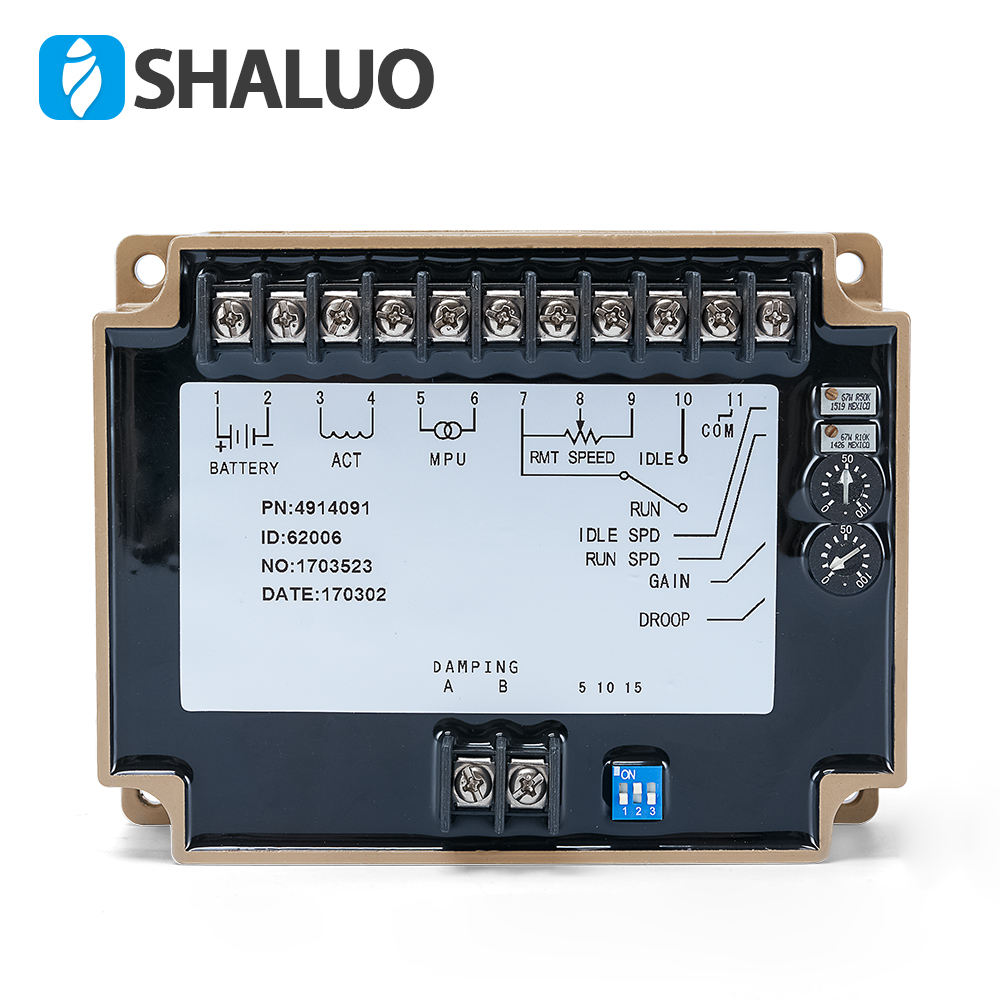 Controlador electrónico del módulo de Control de velocidad del regulador del motor 4914091 para el grupo electrógeno diésel